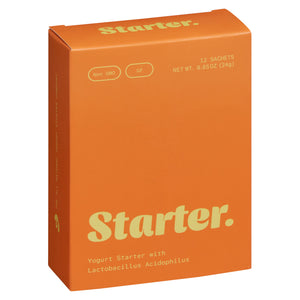 Traditional Yogurt Starter Culture - Includes Acidophilus - 12 sachets