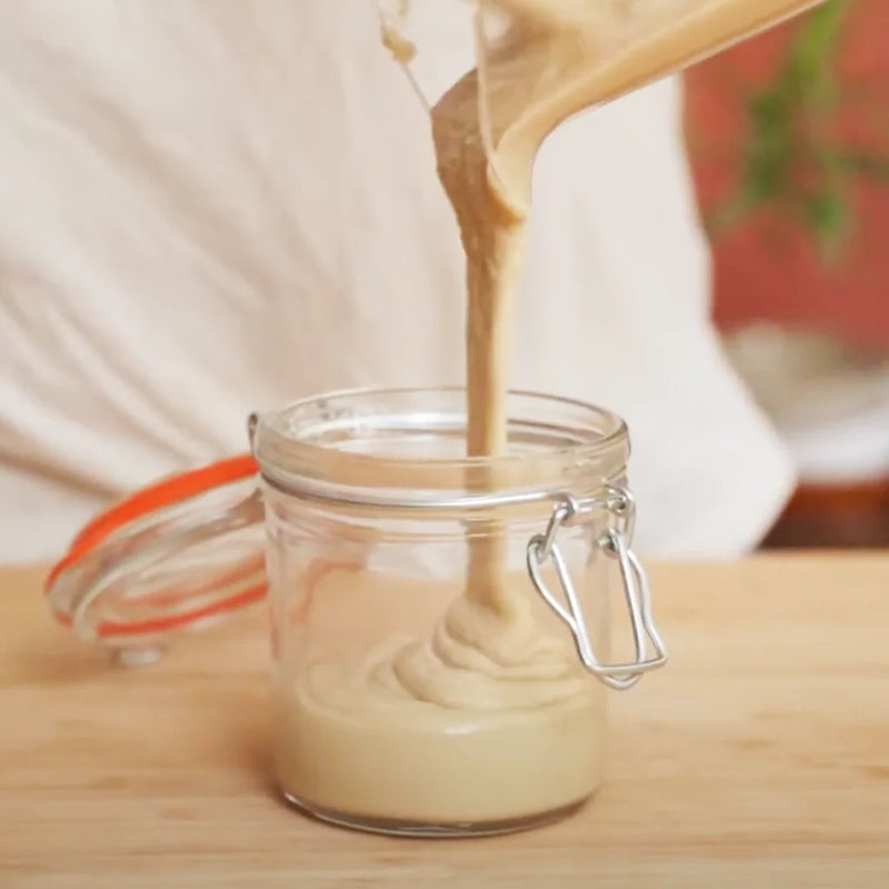 How to make fresh tahini in a blender Luvele US