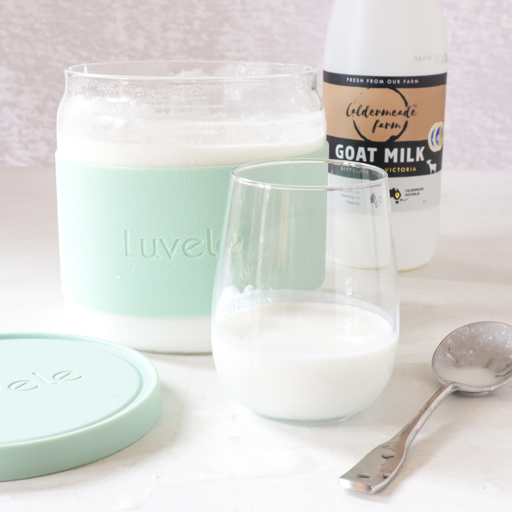 Easy Goat Milk Kefir