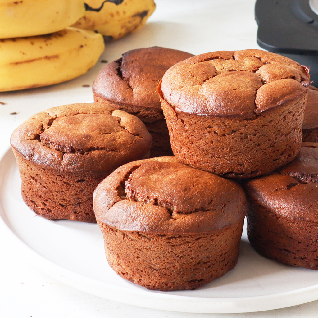 Banana Flax Blender Muffins