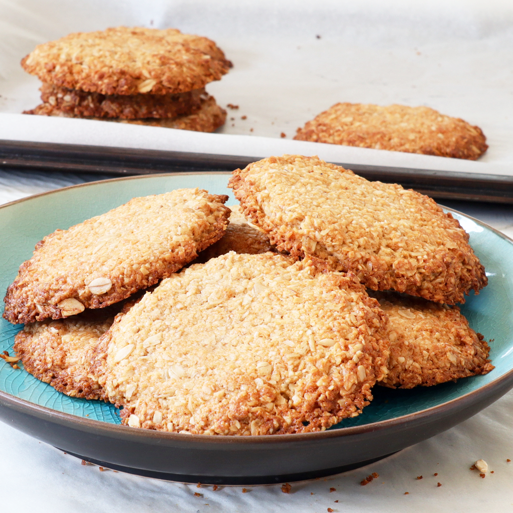 Blender coconut oat cookies