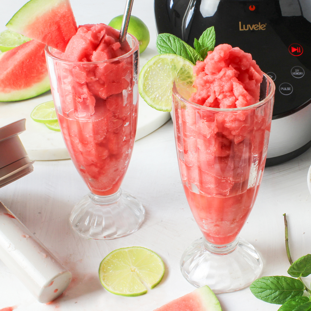 Summer loving watermelon slushy recipe - Luvele US