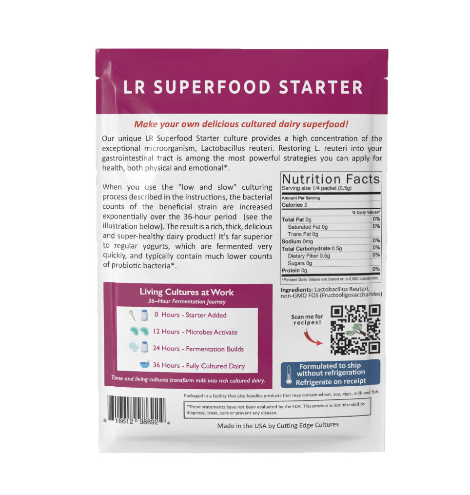 L Reuteri Starter Culture - LR Superfood