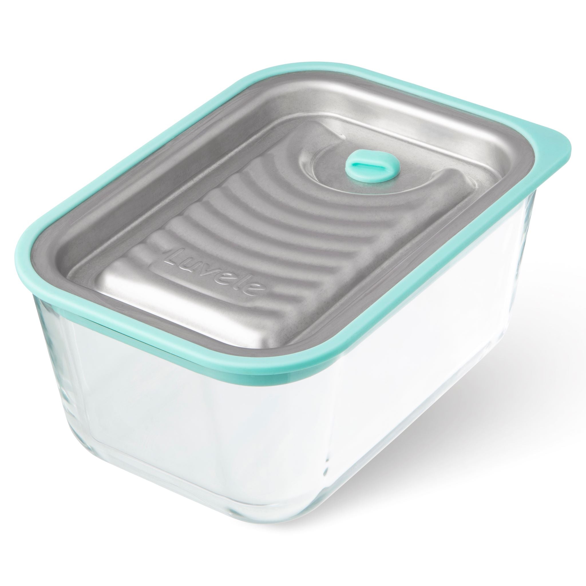 LUVELE GLASS MEAL PREP CONTAINER WITH VACUUM SEAL