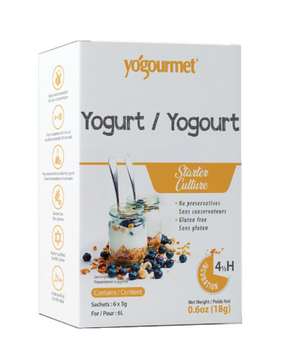 Yogourmet Traditional Yoghurt Starter SCD Friendly | Three Pack | 18 x 3g Sachets