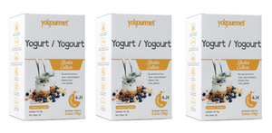 Yogourmet Traditional Yoghurt Starter SCD Friendly | Three Pack | 18 x 3g Sachets