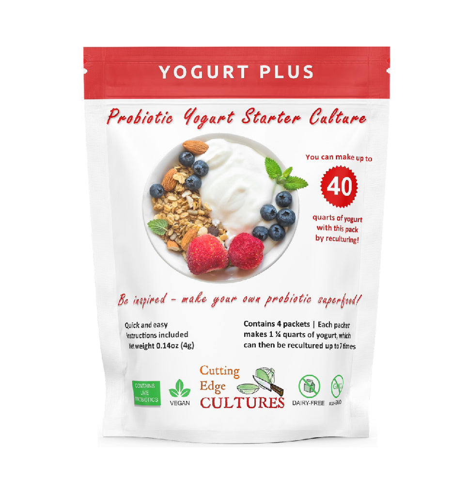 Yogurt PLUS Starter Culture Dairy Free & Vegan Yogurt Starter Luvele US