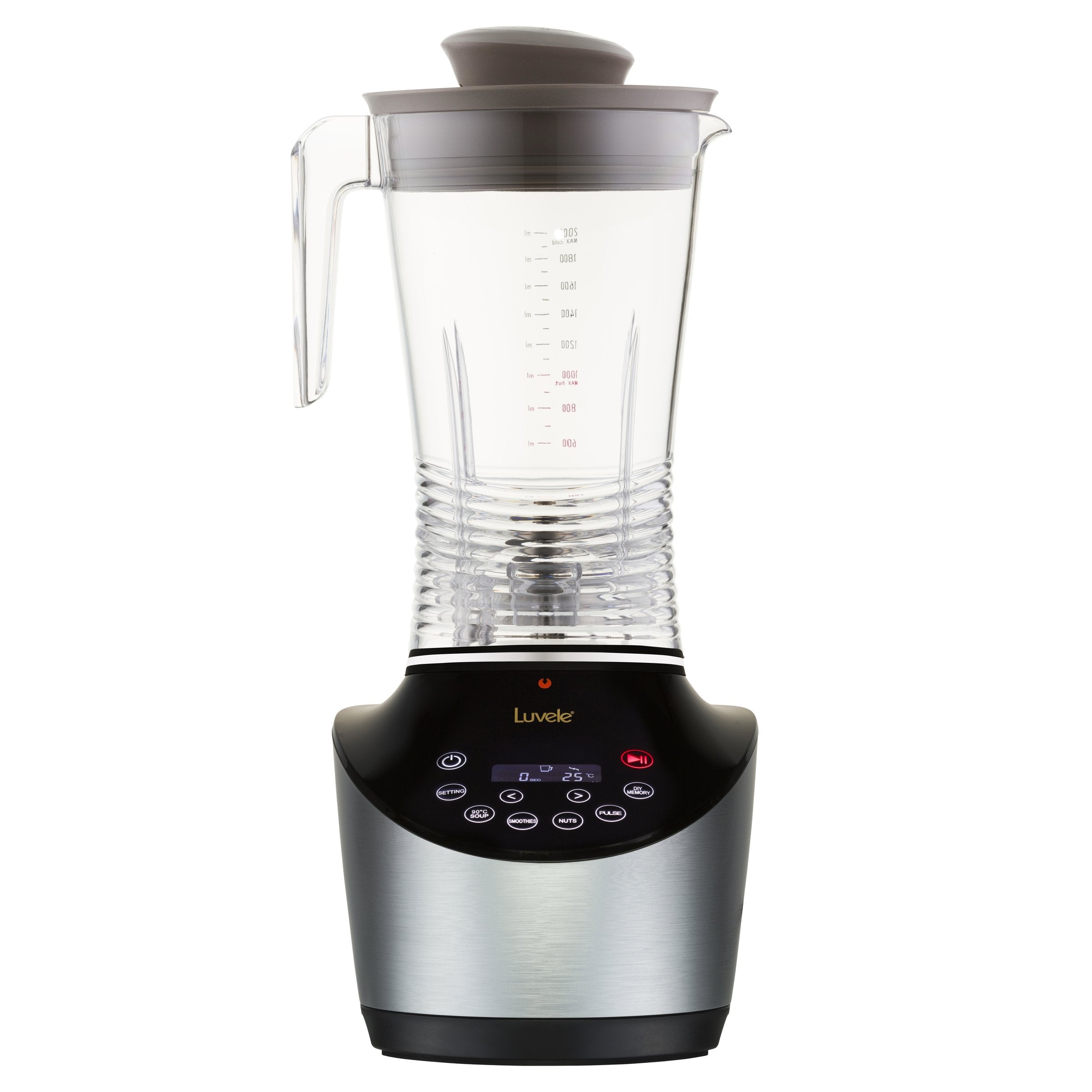 Luvele High Speed Blender with 2.1qt BPA Free Pitcher